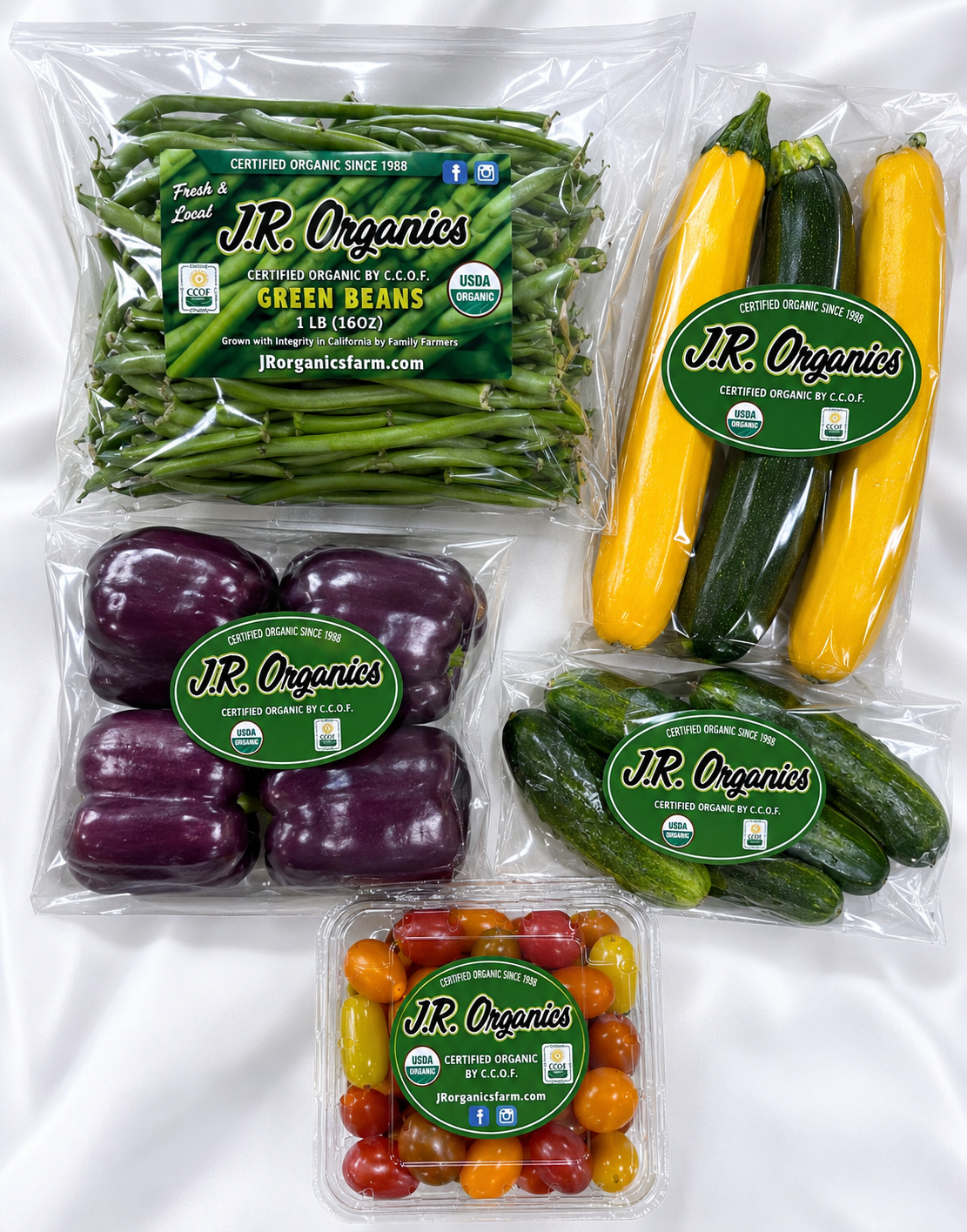 J.R. Organics CSA Small box for Los Angeles County and Orange County Residents