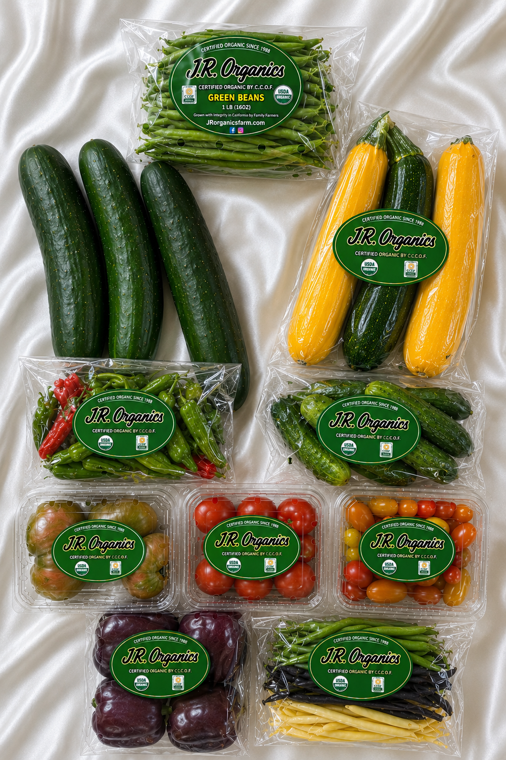 J.R Organics CSA Large Box for Los Angeles and Orange County residents